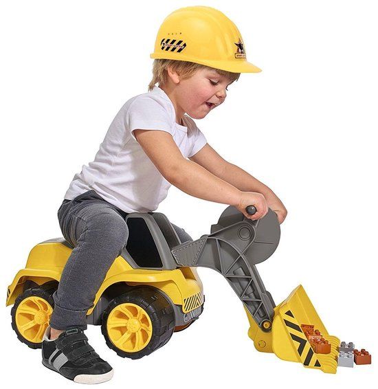 BIG - Power Worker Maxi Loader - Wiellader - Werkvoertuig - Loopauto - 50kg belastbaar - vanaf 3 jaar