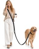 Gimars Handsfree Hondenriem met Versterkte Band, Multifunctioneel