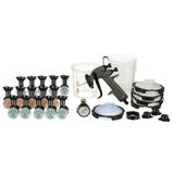 3M Performance Spray Gun Starter Kit, 26778, Includes PPS 2.0 Paint Spray Cup System, 15 Replaceable Gravity HVLP Atomizing Heads, Air Control Valve