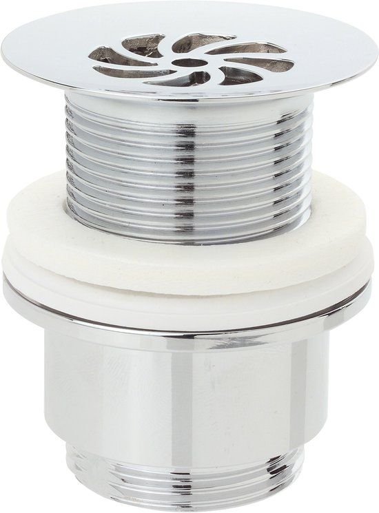 KIRCHHOFF DAV-3WK afvoerwaste - Chroom - 1 1/4" x 60 mm - zonder plug