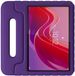 HappyCase Kinder Tablethoes Geschikt voor Lenovo Tab M11/K11 | Kindvriendelijke Hoes | Beschemhoes | Kinderhoes | met Handvat en Standaard | Paars