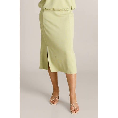 Ivy Beau midi rok lichtgroen