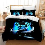 Gamepad Ensemble de literie pour Enfants avec housse de couette et taies d'oreiller