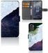 Nokia G60 Étui portefeuille Mer dans l'espace