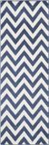 Safavieh Tapijtloper Victoria Navy Blauw 69x213 cm