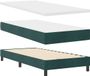 vidaXL Boxspring Bed met Hoofdeinde Donkergroen 100 x 200 cm Fluweel