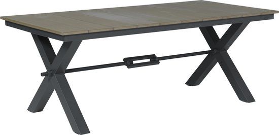 Garden Impressions Robusto Tuintafel - 200x100 cm - Vintage Teak