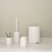 Zone Denmark Karma Toiletborstel met Houder - WC Borstel Vrijstaand - Toilet & Badkamer Accessoires - Steen - 38 x 9,2 cm - Wit