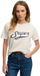 Superdry Varsity Script T-shirt Dames Cream S
