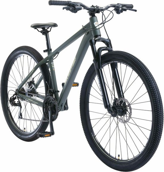 Bikestar 29 inch Hardtail Mountainbike - 21 Speed - Groen/Beige