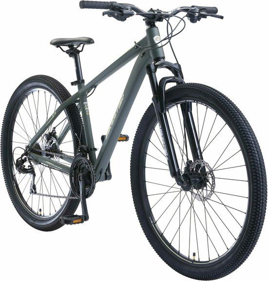 Bikestar 29 inch Hardtail Mountainbike - 21 Speed - Groen/Beige