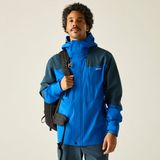 Regatta Heren Freesdale Waterdichte Wandeljas met Panelen en Capuchon Blauw XL