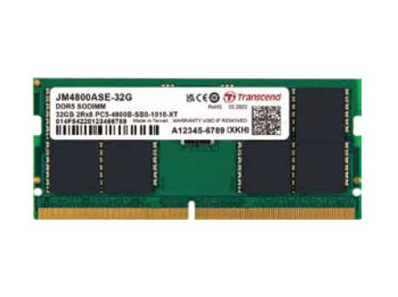 Transcend JetMemory JM4800ASE-32G 32GB DDR5 4800MHz Laptop Memory