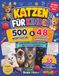 Das ultimative Katzen-Aktivitätsbuch für Kinder: 500 Wortsuchrätsel • 48 echte Fakten über Katzen • 30 niedliche und lustige Ausmalbilder für Kinder ... Beschäftigung • Vollfarbausgabe