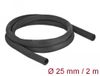 Delock Woven Sleeve self-closing heat-resistant 2 m x 25 mm black