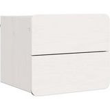 Pin Massif Table De Chevet Blanc 39 x 34 x 33 cm