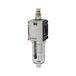 Riegler Futura mini-mistolie met polycarbonaathouder, BG 0, G 1/4, ingangsdruk max. 12 bar, temp. -10 °C tot 50 °C
