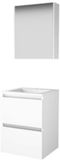 Basic Line Comfort 46 Badkamermeubelset - 50 x 46 cm - Greeploos - Wit