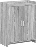 vidaXL Schoenenkast Grijs Sonoma 73,5 x 36 x 92 cm Bewerkt hout