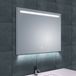 Wiesbaden Ambi One Miroir de salle de bain avec LED - Dimmable - Chauffage de miroir - Rectangulaire - 80x60cm
