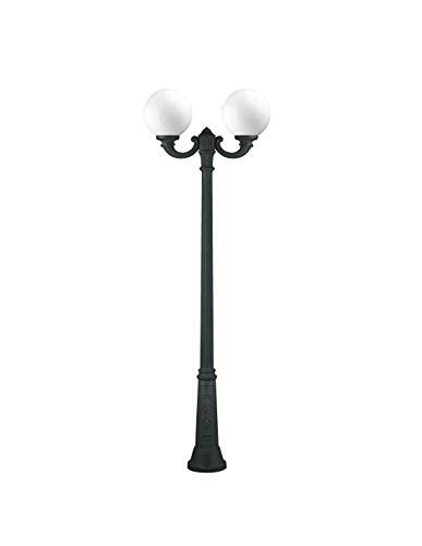 Cristher Media Indura 8 lantaarn met 2 lampen, E27, zwart