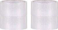 Merkloos / Sans marque Fornord Import Distribution Verpakkingstape - Transparant - 4 stuks - 48mm x 50m