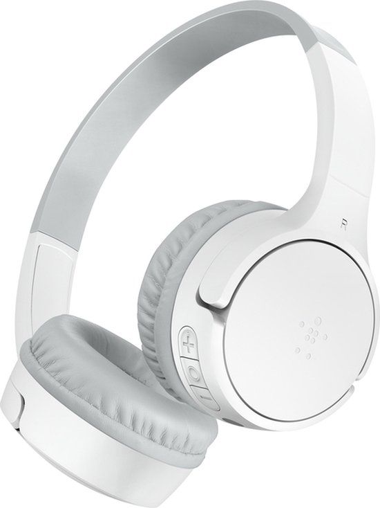 Belkin SoundForm Mini Headset Draadloos Hoofdband Oproepen/muziek USB Type-C Wit