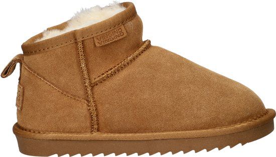 Vingino Ashley Low unisex gevoerde boots - Cognac - Maat 32