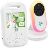 Babyfoon met camera - 2,8 inch - Bereik 300 m - 720p