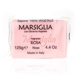 Iteritalia Zeep van 100% plantaardige marseiller geur roze - 125 g