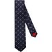 OLYMP Dunne stropdas blauw, Motief