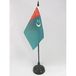AZ FLAG Tafelvlag Turkmenistan oud 15x10 cm Polyester 100D Plastic Voet