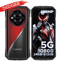 DOOGEE S118 Pro 5G FHD telefoon met 120Hz scherm, 24GB RAM, 512GB ROM, 10800 mAh batterij. Draagbare telefoon.