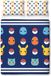 Pokemon Dubbel Dekbedovertrek Set - Pikachu Badge Design