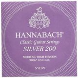 Hannabach Klassieke gitaarsnaren serie 900 medium-high tension Silver 200 - E6w - 9006MHT
