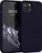 kwmobile telefoonhoesje geschikt voor Apple iPhone 13 - Hoesje met siliconen coating - Smartphone case in deep ocean