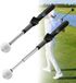 OEM Memory Online Limited B.V. Intrekbare golftrainingshulp met golfswing-trainer voor indoor oefeningen