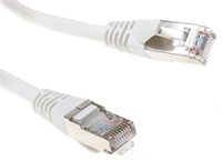 RS PRO Ethernetkabel Cat.5e, 2m, witte patchkabel, A RJ45 F/UTP stekker, B RJ45, PVC