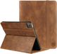 Rosso Element Hoes Geschikt voor Apple iPad Air 13 (2024/2025/2026) | Book Case | Volledige bescherming | Elastische band | Sleep/Wake functie | Met Penhouder | Verstelbare standaard | Bruin