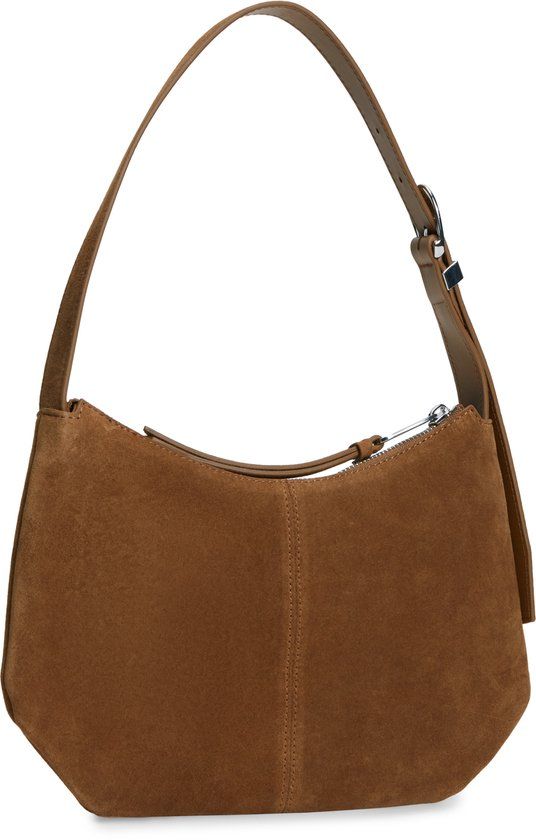 Tommy Hilfiger Schoudertas Leer Unisex Cognac