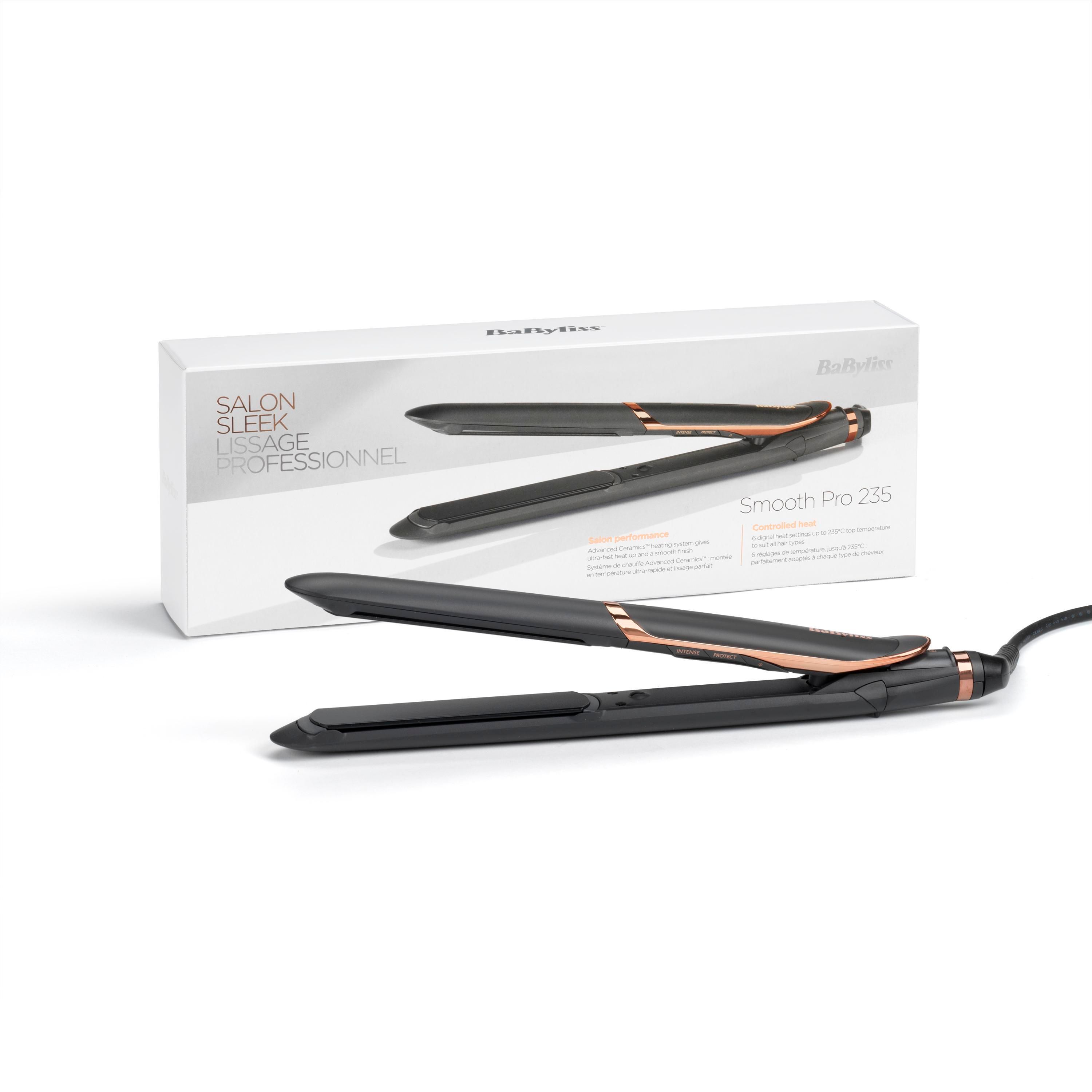 BaByliss Smooth Pro 235 ST394E - Stijltang - Zwart