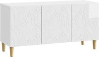 vidaXL TV-kast 99 x 34,5 x 50 cm Hoogglans Wit Bewerkt hout