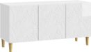 vidaXL TV-kast 99 x 34,5 x 50 cm Hoogglans Wit Bewerkt hout