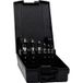 Exact Advanced LINE PRO 50383 Jeu de forets étagés 6.3 mm, 8.3 mm, 10.4 mm, 16.5 mm, 20.5 mm HSSE-Co 5 Cobalt, Tige triangulaire rectifiée 1 jeu