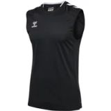Hummel Tanktop Core 2.0 Unisex Volwassenen Zwart/Wit Polyester Mouwloos XL