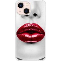 Apple Siliconen hoesje compatibel met iPhone 13 Mini Rode Lippen
