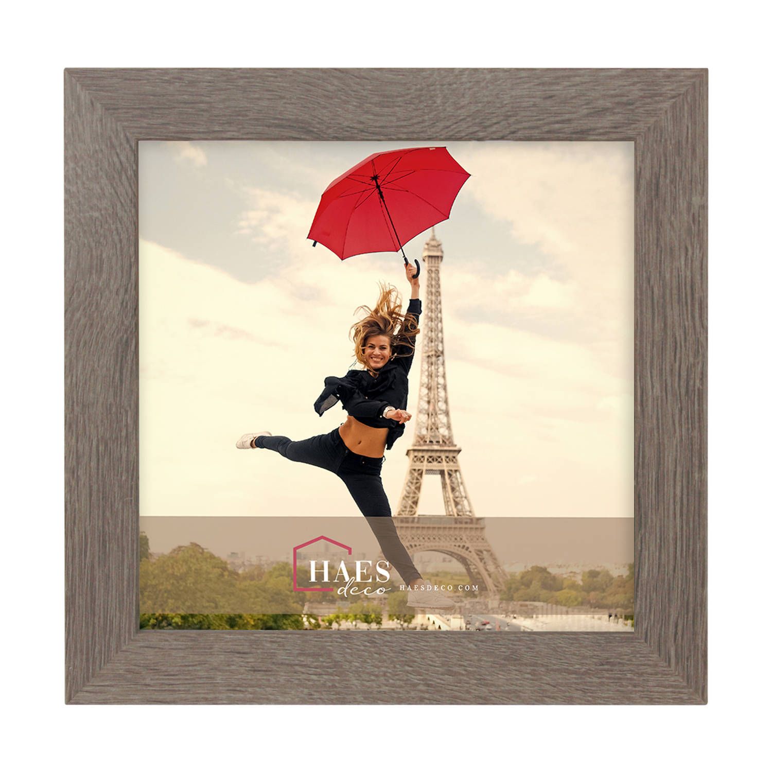 HAES deco - houten fotolijst paris bruin 20x20 - sp001225