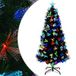 Sapin de Noël artificiel avec 160 LED vert 150 cm PVC