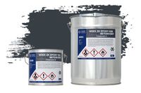 Wixx 2K Epoxy 650 Extreme Betoncoating - 10L - RAL 7021 | Zwartgrijs