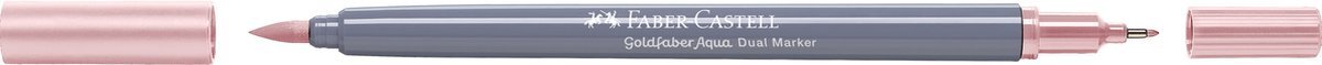 Faber-Castell - Duo aquarelmarker Goldfaber - bleek roze 114 - brush / 0,4mm - FC-164505